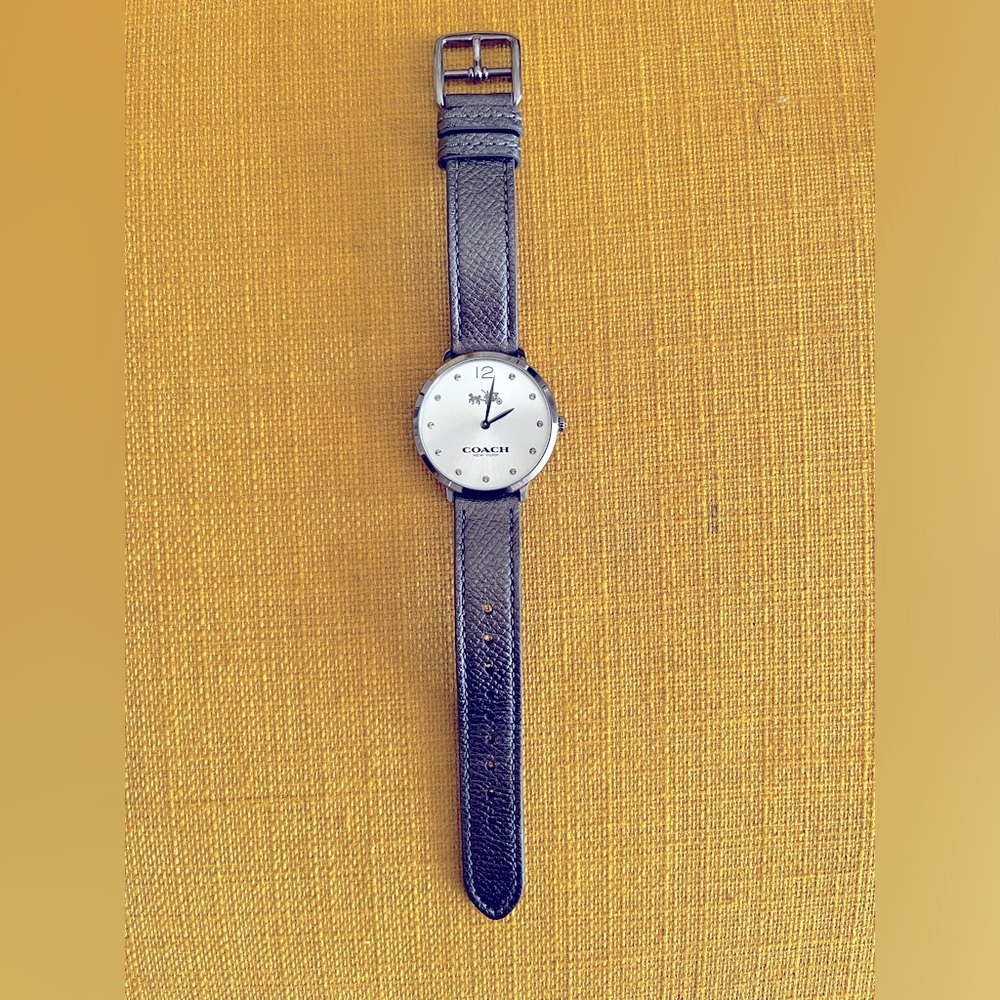 Coach Silver and Sparkle Watch